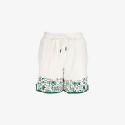 PUMA THE FAIRGROUNDS TERRY BASKETBALL SHORTS { FROSTED LVORY