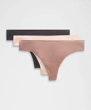 Lululemon InvisiWear Mid-Rise Thong Underwear *3 Pack