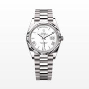 Rolex | Day-Date | 228239 | White gold | 40 mm | White gold | White | Automatic