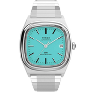 Timex Q Square 34mm Blue Dial Automatic Men's Watch (TW2Y07300UJ)