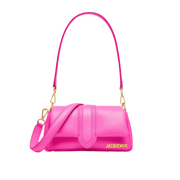 Jacquemus The Small Bambimou Soft Padded Leather Bag Neon Pink