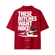 Myugen Nike Bitches Quarter Zip T-Shirt Red