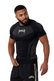 YOUNG LA 475 4041 Warrior Compression Tees Black