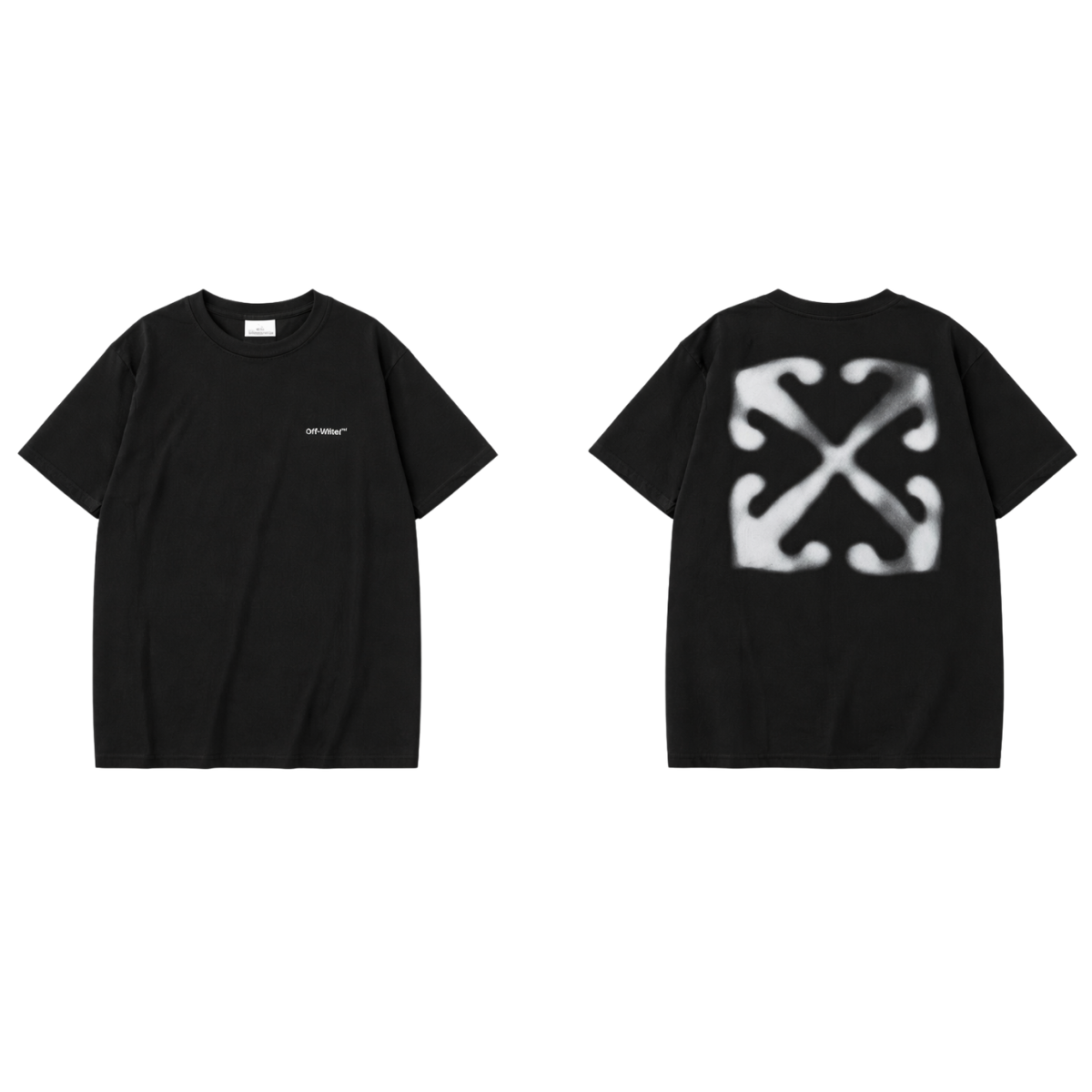 Off White Men's Vanish Arrows Oversized T-Shirt, Signature Motif