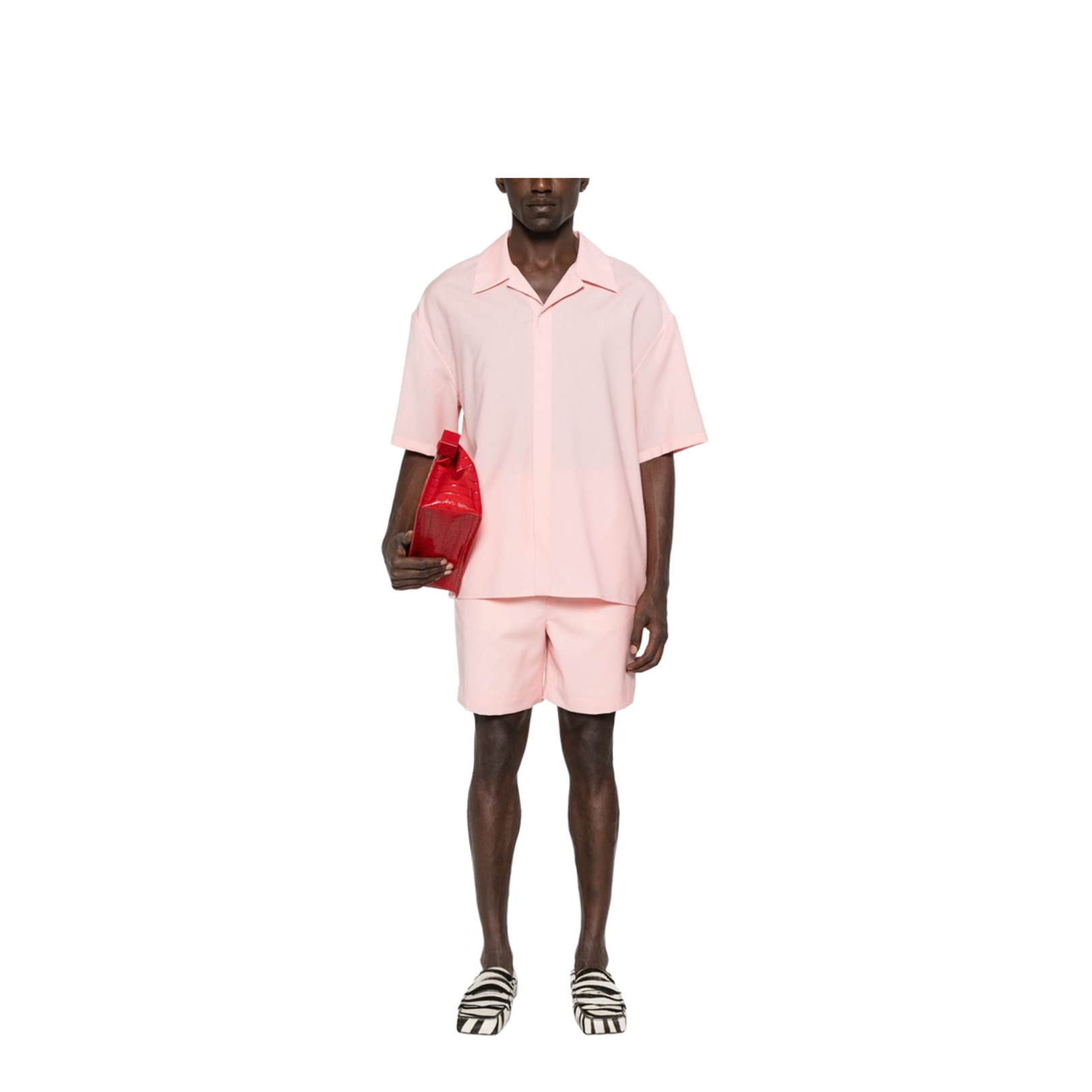 Shorts in Wool Orange