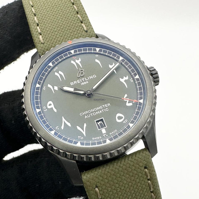 Breitling Aviator 8 Green Arabic Dial Limited to 250 Pieces 2021