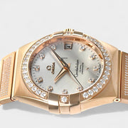 Omega Constellation Men Chronometer / Diamond / Red gold / 38mm Box&Papers 123.55.38.21.52.005