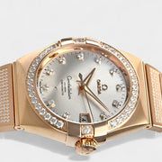 Omega Constellation Men Chronometer / Diamond / Red gold / 38mm Box&Papers 123.55.38.21.52.005