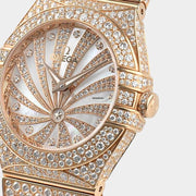Omega Constellation Quartz Diamonds / Red Gold / 27mm Box&Papers 123.55.27.60.55.009