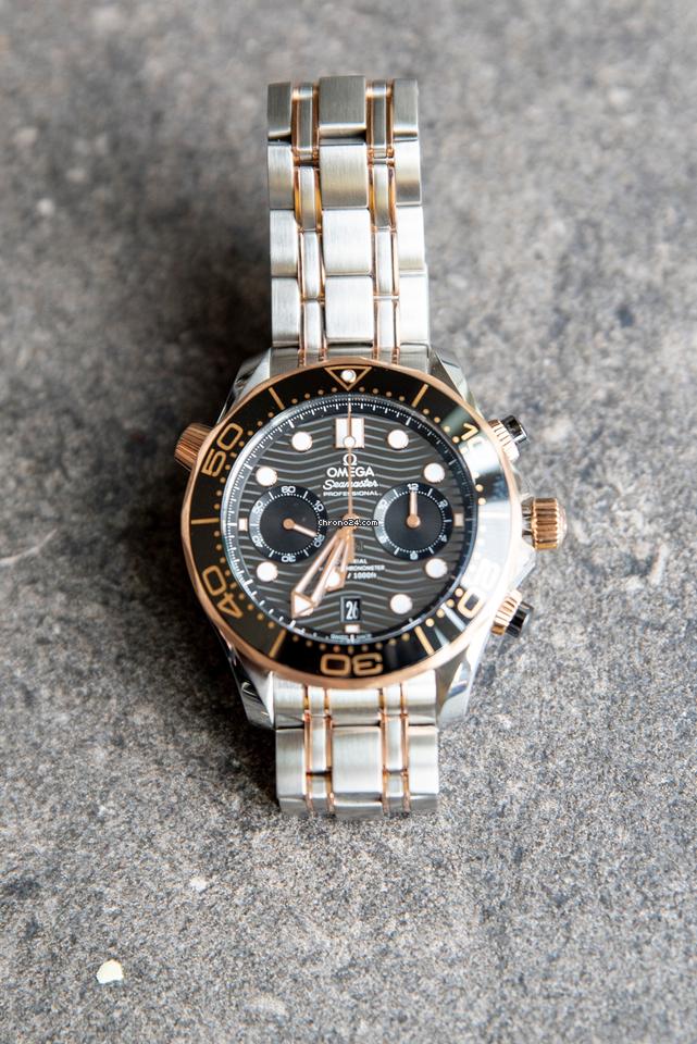 Omega Seamaster Diver 300 MChronometer Chronograph Master Volledige set in (vrijwel) nieuwstaat