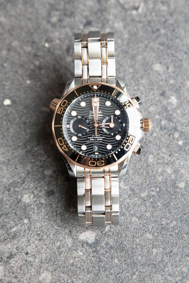 Omega Seamaster Diver 300 MChronometer Chronograph Master Volledige set in (vrijwel) nieuwstaat