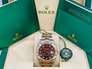 Rolex | Datejust | 126301 | Rose gold | 41 mm | Rose gold | Brown | Automatic