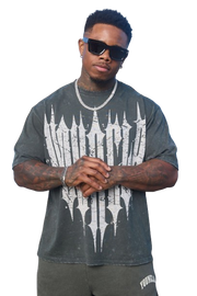 YOUNG LA 4156 Revenge Tees Slate Wash