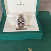 Rolex | Datejust | 126331 | 41 mm | Gold/Steel | Brown | Automatic