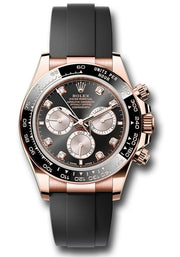 Rolex | Daytona | 126515 | Rose gold | 40 mm | Rubber | Black | Automatic