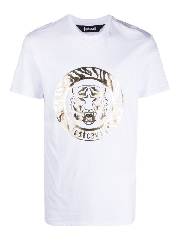 Just Cavalli Logo-print cotton T-shirt