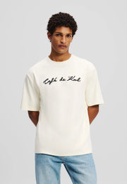 KARL LAGERFELD X JORGE PARRA - Print T-shirt - cannoli cream