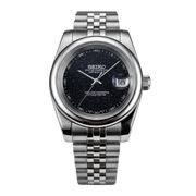 Seiko Galaxy Burst Dial Curved Bezel