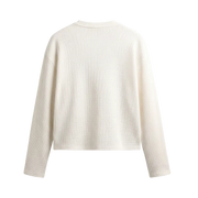 Blacklist Bear Basics Waffle T-Shirt Off White