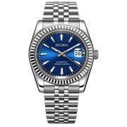 Seiko Mod Datejust "Blue" Watch