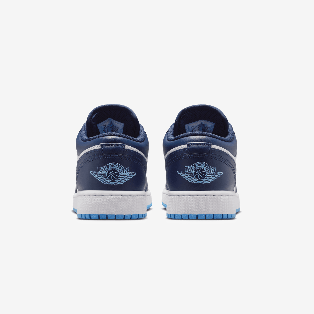 JORDAN | AIR JORDAN 1 LOW (GS) { MIDNIGHT NAVY/UNIVERSITY BLUE-WHITE