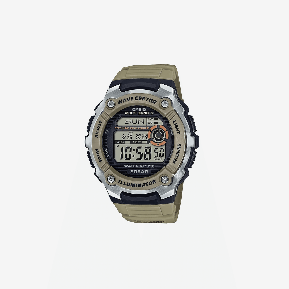 Casio WV-200R-5A Wave Ceptor Illuminator Resin Band Watch