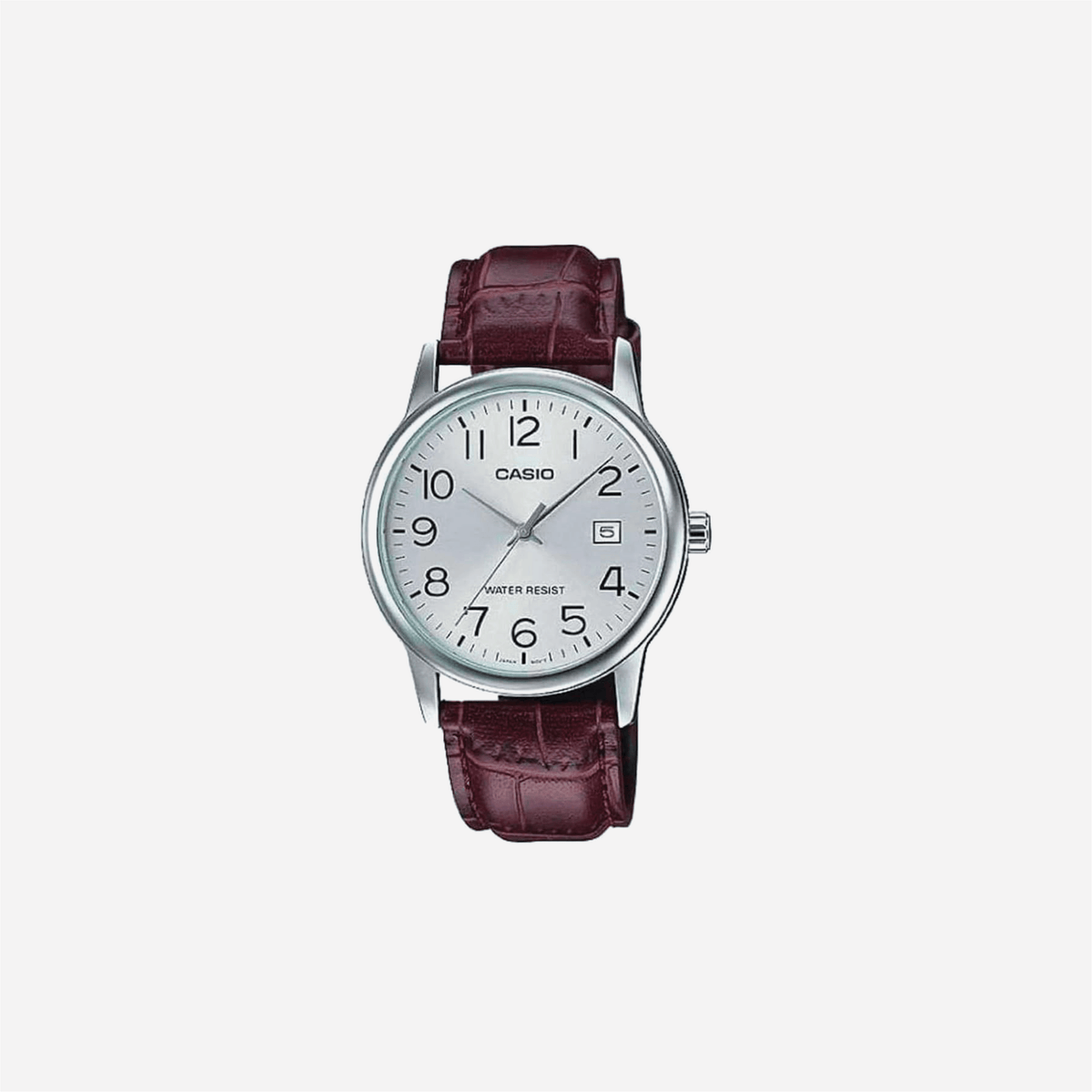 Casio MTP-V002L-7B2 Standard Analog Leather Band White Watch