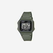 Casio Illuminator W-217H-5AV Green Resin Strap Alarm Chronograph Digital Watch