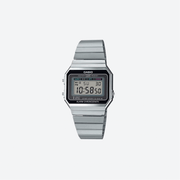 Casio A700W-1A Digital Unisex Watch Retro Stainless Steel LED A700