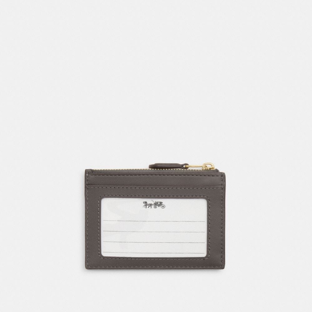 Coach Mini Skinny Id Case With Quilting Im Slate