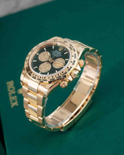 Rolex | Daytona | 126508 | Yellow gold | 40 mm | Green | Automatic