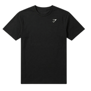 Gymshark Crest T-Shirt Black Regular Fit
