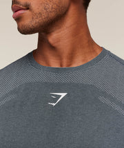 Gymshark Lightweight Seamless Tank - Iron Blue/Dark Grey