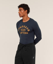 Gymshark Lifting Long Sleeve T-Shirt - Heavy Blue