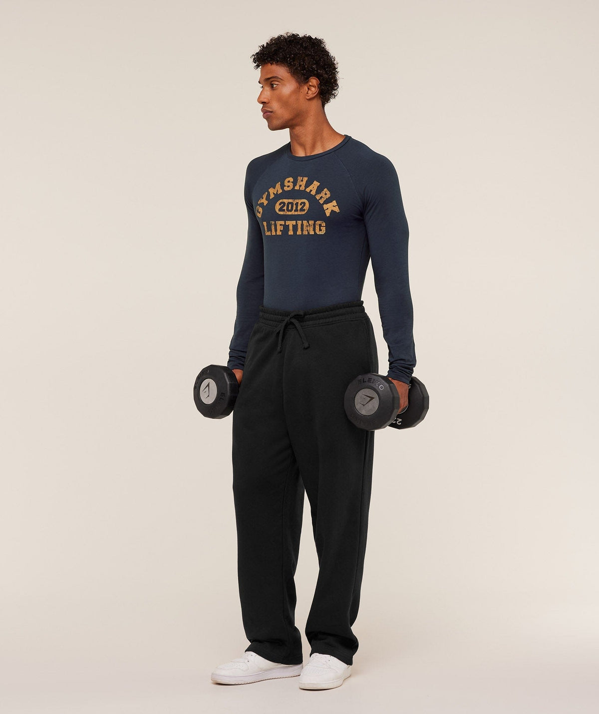 Gymshark Lifting Long Sleeve T-Shirt - Heavy Blue
