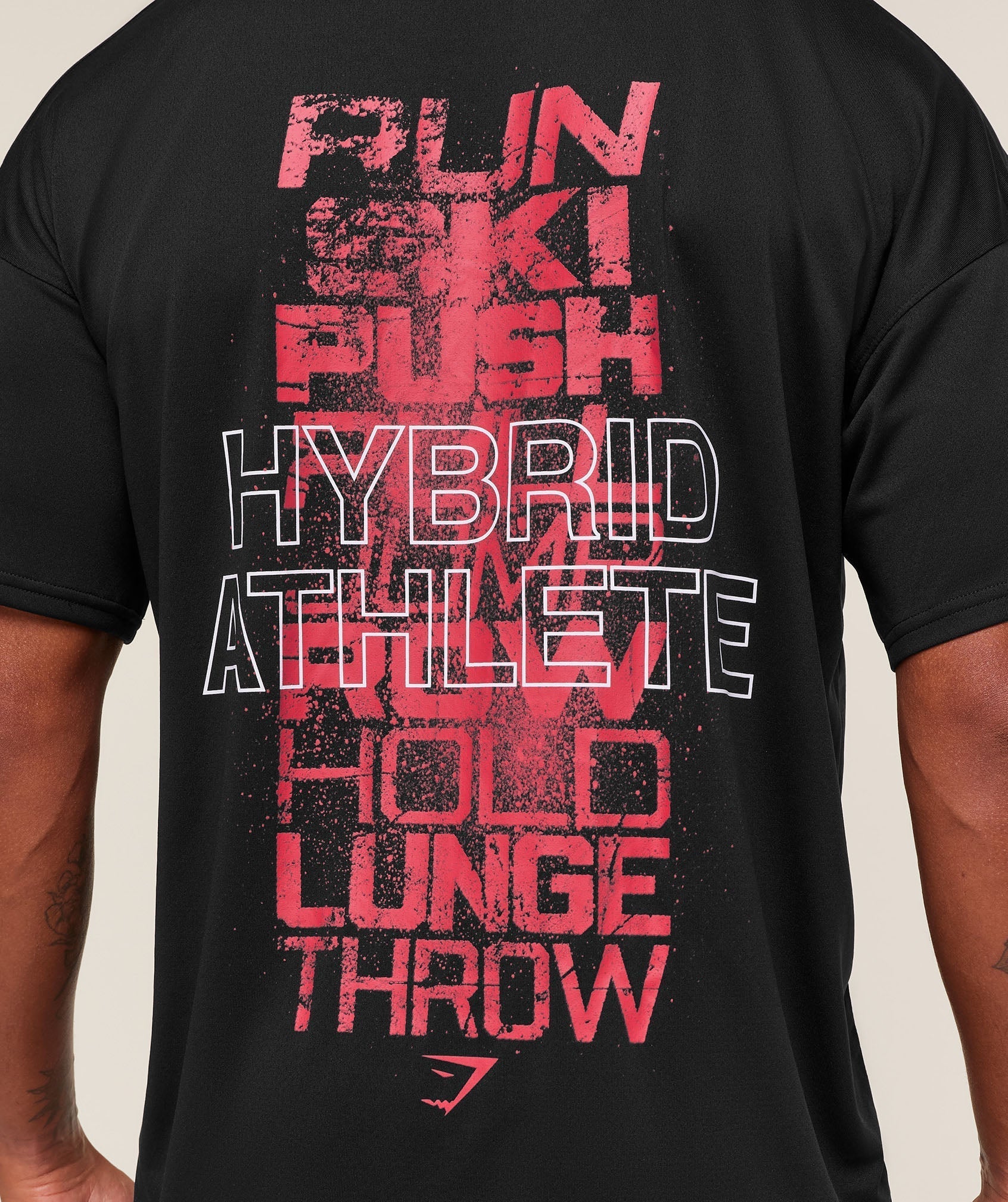 Gymshark Hybrid Athlete T-Shirt - GS Black