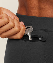 Gymshark Seamless Running Half Tight - Black/Onyx Grey
