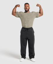 Gymshark Geo Seamless T-Shirt - Linen Brown/Camo Brown