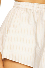 superdown Cordelia Short in Cream Stripe