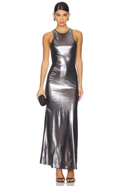 superdown Felina Maxi Dress in Gunmetal