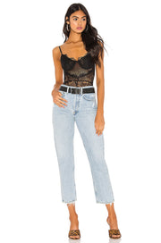 Bardot Nikki Lace Bodysuit in Black
