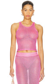 superdown Miranda Knit Top in Pink