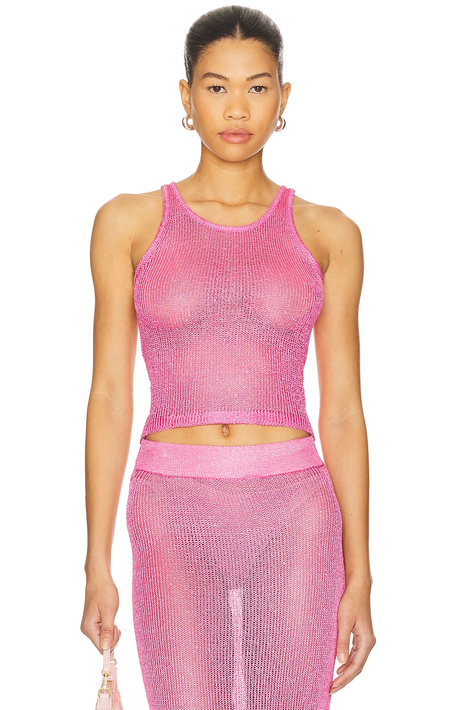 superdown Miranda Knit Top in Pink