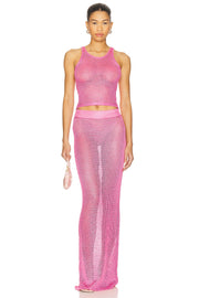 superdown Miranda Knit Top in Pink