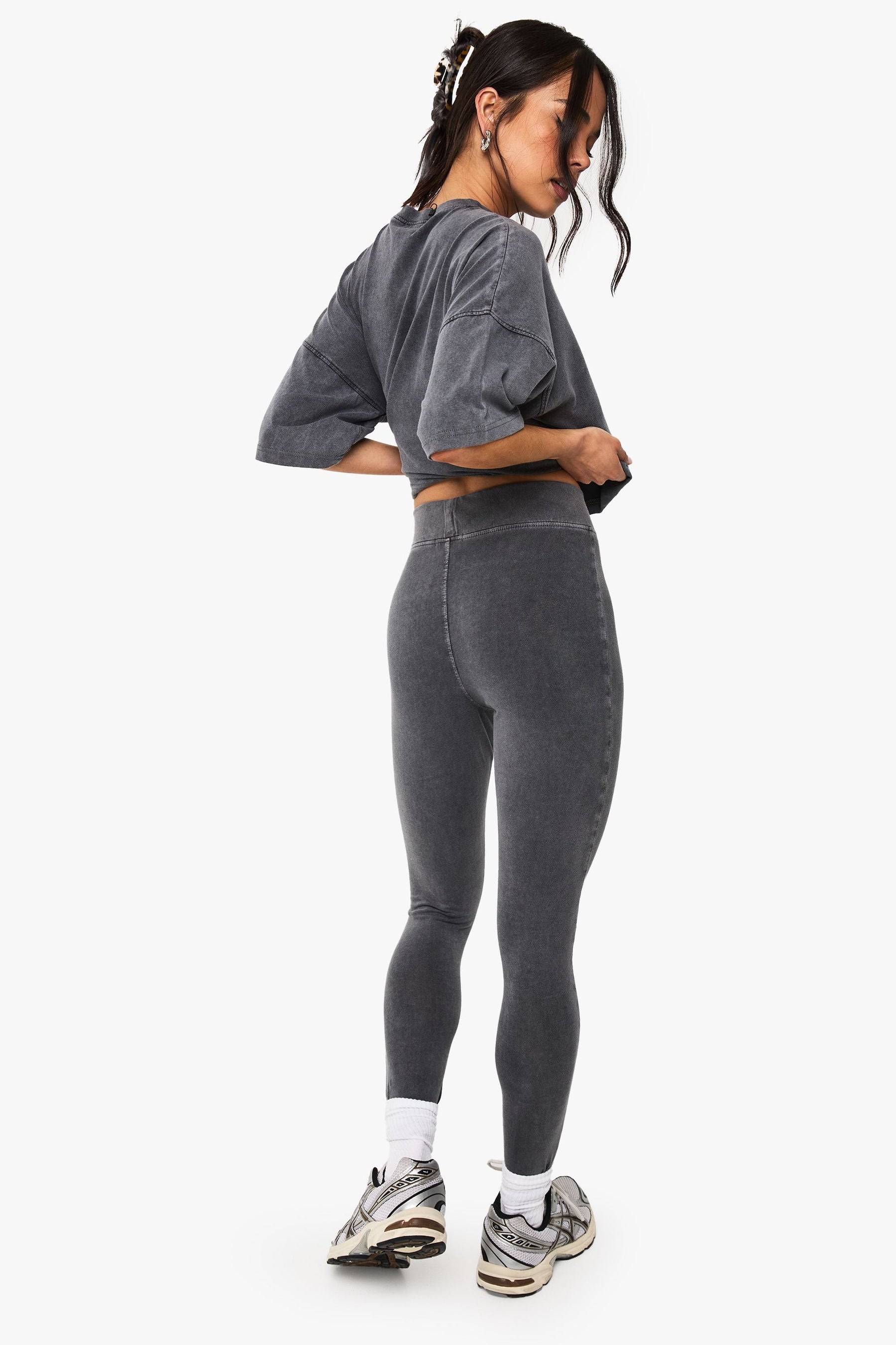 Acid Wash High Waist Legging