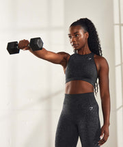 Gymshark Adapt Animal Seamless Sports Bra -  Wild | Black