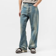 Patch Wide Leg Jeans