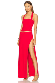 superdown Normi Skirt Set in Red