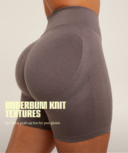 Gymshark Lift Seamless Shorts - Cool Brown