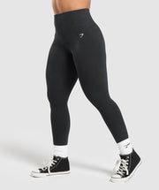Gymshark Gains Seamless Leggings - Black